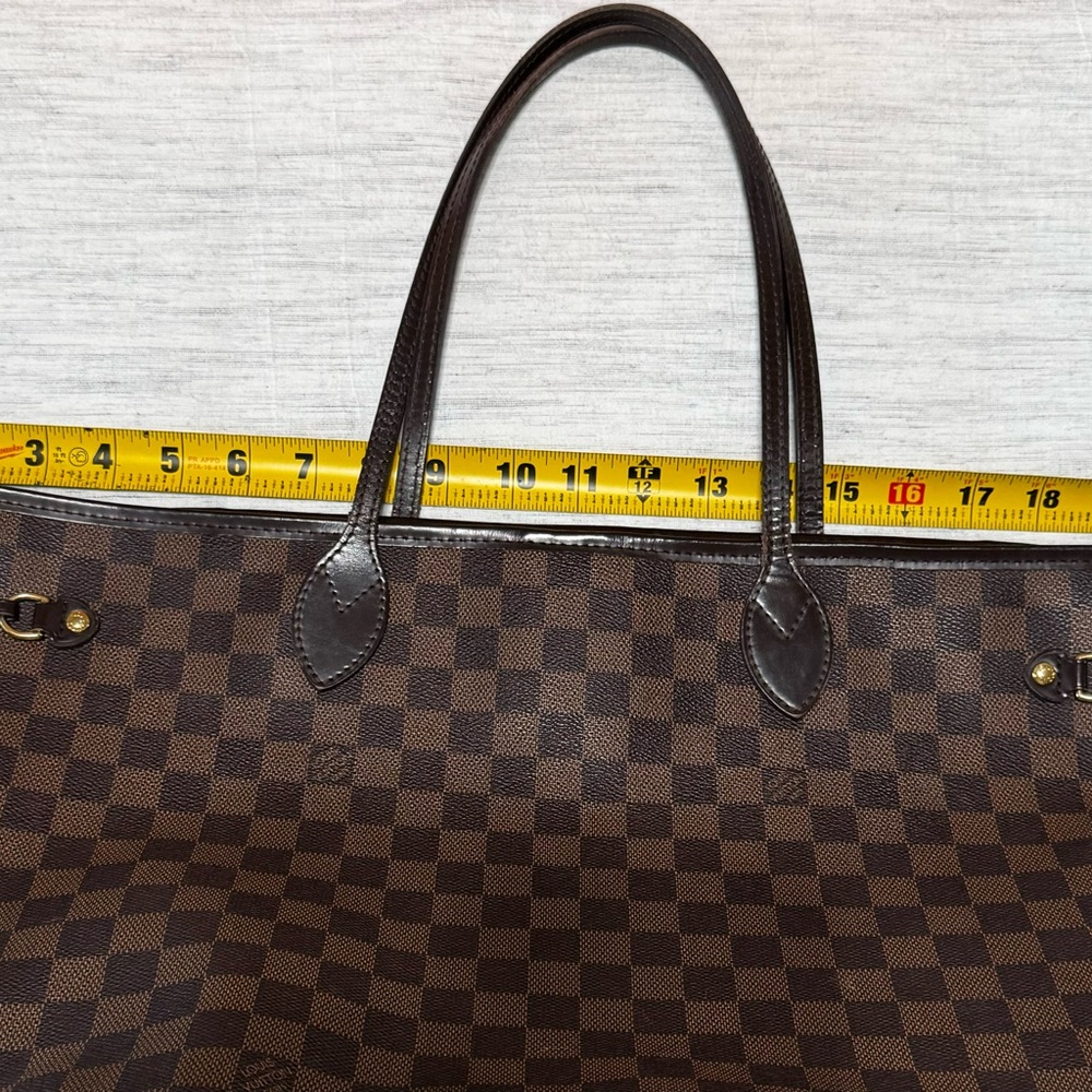 Louis Vuitton Red and Brown Tote Bag - Picture 12 of 14